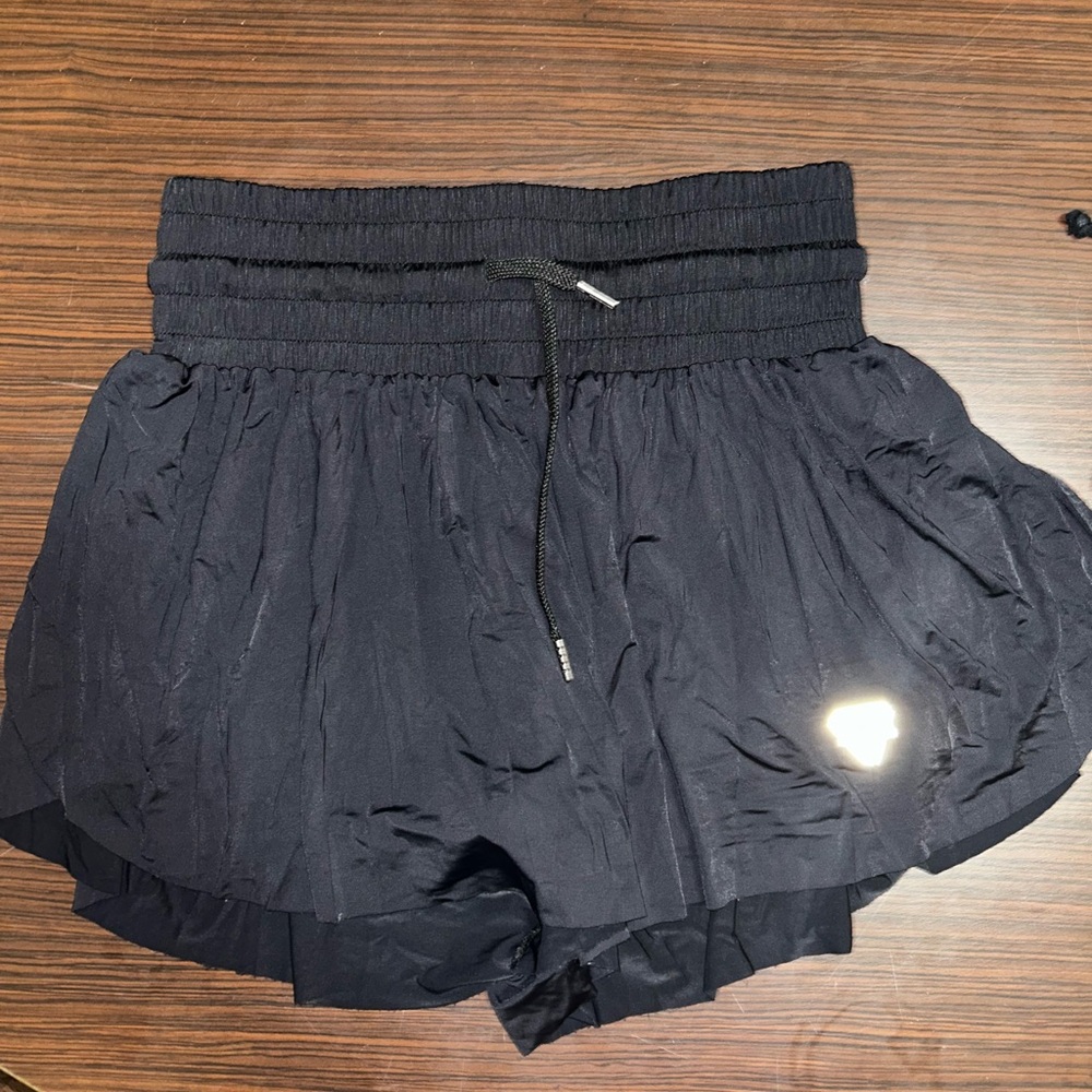 Women's Athletic Black Shorts
